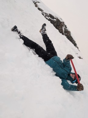 Autumn (uh Winter?) came in hard last week at Caroline Hut ❄️
We arrived to bare rock… and woke up to winter. Over a metre of cold powder fell during the course — 30cm on day one, and it just kept coming. Gale to severe gale force winds had us holding onto our hoods and adapting plans daily.
Despite the wild weather, the team got it done. A brief window along the ridge when the wind eased, the rest of the time honing skills close to the hut (so good to have a warm hut with a fire 🔥 ). With so much fresh snow, there was plenty of opportunity to learn in real conditions — avalanche awareness, companion rescue, and group scenarios became part of the classroom.
Ropes were going up while pitching on the final day, and digging out trad placements from under a metre of snow definitely kept things interesting.
From rock to full winter in a matter of days — a proper introduction to the realities of the mountains.
📸 @biaboucinhas & E. Holden
#mountaineering #alpinecourse #winteriscoming #avalancheawareness #wintermountaineering - Autumn (uh Winter?) came in hard last week at Caroline Hut ❄️ We arrived to bare rock… and woke up to winter. 9