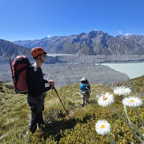 Intro to Mountaineering – Caroline Hut
Ready to take your skills above the snowline? This isn’t just a hike — it’s your gateway into real mountaineering. 💪
Over 4–5 days based at the stunning Caroline Hut on Ball Ridge (with the mighty Caroline Face of Aoraki/Mt Cook as your backdrop), you’ll learn by doing in true alpine terrain. 🏔️❄️ 
What you’ll be focusing on:
✨ Confident movement on snow & ice — crampons, ice-axe use & self-arrest
✨ Ropework fundamentals — knots, rope handling and glacier roping up
✨ Snow & ice anchors — placing solid protection in real conditions
✨ Safe mountain travel — route finding, weather + avalanche awareness & risk management
✨ Put it into action on the Ball Glacier and a climb of Kaitiaki Peak 🏔️ 
Whether you’re new to mountaineering or want to sharpen your alpine skills, this course builds confidence, competence and respect for the mountains — all taught by experienced NZMGA and IFMGA guides 🧗♂️🪢🌨️ 
Swipe ➡️ to see snow anchors, ropework in action and the epic views from Ball Pass in last week’s course✨
📸 @wild_for_flowers
🔗 https://alpinerecreation.com/new-zealand-alpine-climbing-mountaineering-instruction-and-guided-ascents/mountaineering-skills-and-alpine-climbing-courses/introductory-mountaineering-course
#mountaineering #carolinehut #aorakimountcook #snowsafety #mountainskills - Intro to Mountaineering – Caroline Hut Ready to take your skills above the snowline? 7