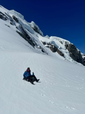 Mount Sefton
An alpine start from our tent camp, weaving through crevasses on the Douglas Glacier as first light crept in. A cold southerly breeze on the NW Ridge, firm frozen snow underfoot, and the western side of the Main Divide stretching north in perfect clarity — Aoraki front and centre.
Quick glacier travel in crisp conditions, then slow, deliberate footwork across the summit ice cap, glassy sastrugi demanding full attention. Nine pitches on solid anchors to round out a proper alpine climb.
Sefton doesn’t get guided often; conditions and weather need to align perfectly, the walk-in access is long and difficult — even fly-in access is no guarantee, as weather can change quickly and you’re exposed to the elements.
A great day out with Nina on a beautiful, understated peak. She’d had Mount Sefton in her sights for a long time — and after plenty of planning, patience, and reshuffling, we managed to achieve her dream.
📸 @elke_mountain_guide
#MountSefton #SouthernAlps #AorakiMountCook #NewZealandAlps #Mountaineering #AlpineClimbing #NZMountains #MainDivide #DouglasGlacier #AlpineStart #Alpinism #Crampons #IceAxe #Sastrugi #GlacierTravel #ClimbNZ #MountainAdventure #AlpineRecreation #NZMGA #WeAreIFMGA #GuideLife - Mount Sefton An alpine start from our tent camp, weaving through crevasses on the Douglas Glacier as first light crept in. 7