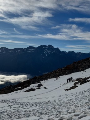 High up in Aoraki / Mount Cook National Park, the Ball Pass Summit Trek delivered everything we love about true alpine travel.
The first day began hiking into the cloud, trusting the process. Overnight the skies cleared, revealing Aoraki and the Caroline Face glowing in starlight ✨
What followed, was a classic alpine day — learning essential mountaineering skills, using crampons and ice axe, practising self-arrest, climbing Kaitiaki Peak, then crossing Ball Pass and returning via the Ball Glacier.
We finished with a stunning walk out along Ball Ridge, big views all the way to the valley floor.
A challenging, rewarding trek that blends alpine skills, high mountain scenery and real adventure.
📸 @elke_mountain_guide
Keen to join our next Ball Pass Summit Trek? Check out the details on our website:
🔗 https://alpinerecreation.com/new-zealand-alpine-hikes-trekking-and-snowshoeing/new-zealand-alpine-treks-and-hikes/ball-pass-summit-trek
#BallPass #AorakiMountCook #AlpineTrek #MountaineeringSkills #SouthernAlps - High up in Aoraki / Mount Cook National Park, the Ball Pass Summit Trek delivered everything we love about true alpine travel. 11