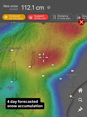 Looks like we might be in for some serious snow this week… ❄️❄️❄️⛷️🏂🤙
#WinterIsHere #TekapoSnow #TwoThumbRange #RexSimpsonHut #SkiTouring - Looks like we might be in for some serious snow this week… ❄️❄️❄️⛷️🏂🤙<br>
<br>
#WinterIsHere #TekapoSnow #TwoThumbRange #RexSimpsonHut #SkiTouring 1