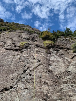 🧗♂️✨ A perfect day on the rock! Today we got up on the slabs at Red Arête — one of Aoraki / Mount Cook’s classic multi-pitch climbs at the Sebastopol Bluffs.
This route is a real gem — about ~90 m of grade 14 slab and arete climbing spread over 3–4 pitches of fun, technical movement on solid red greywacke. It’s the kind of line that makes you feel like you’re actually climbing — committing, scenic, and unforgettable with views across the Southern Alps. 
🧗♀️ **Why it’s a classic:**
⭐️ Multi-pitch goodness — perfect for practising belays, rope management, and movement on real rock. 
⭐️ Historic roots — reputedly first soloed by legendary NZ mountaineer Tom Fyfe in the 1890s as preparation for the first ascent of Aoraki / Mt Cook — a cool bit of Kiwi climbing heritage right on our doorstep. 
⭐️ Accessible exposure — easy to approach from Mt Cook Village, steeped in alpine character, and an awesome introduction to longer rock climbs in a big mountain setting. 
This route is a firm favourite on our Mountaineering Skills Courses — a great place to build confidence, learn multi-pitch techniques, or just soak in that “are we really up here?!” feeling with epic mountain views.
👉 Swipe up / link in bio to learn more about our Intensive Mountaineering Skills Course where climbs like this are part of the journey
➡️ https://alpinerecreation.com/new-zealand-alpine-climbing-mountaineering-instruction-and-guided-ascents/mountaineering-skills-and-alpine-climbing-courses/intensive-mountaineering-skills-course
We also offer bespoke private climbing instruction — just ask us!
Who’s ready for the next pitch? 🏔️🔥
#ClimbingNZ #AorakiMountCook #RockClimbing #SebastopolBluffs #MountaineeringSkills - 🧗♂️✨ A perfect day on the rock! 2