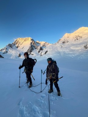 Five epic days up at Plateau Hut for our Specialized Alpine Climbing Course — sunrises that stopped us in our tracks, a couple of stormy days to keep things real, and a whole lot of learning in between.
From glacial rope work and pre-emptive decision making to crampon/ice axe skills, moving together and pitched climbing, Sophia and Max spent plenty of time on the sharp end. We even squeezed in summits of both Glacier Dome and ANZAC Peaks.
When the weather didn’t play ball, the hut turned into a classroom with kitchen-table crevasse rescue sessions with a super fun, sociable crew.
To wrap things up, we headed to Red Arête at Sebastopol Bluffs for a day on warm rock.
What a week! 🌄🧗♂️❄️
📸 @millermountainguides
🔗 https://alpinerecreation.com/new-zealand-alpine-climbing-mountaineering-instruction-and-guided-ascents/mountaineering-skills-and-alpine-climbing-courses/specialized-alpine-climbing-course
#alpineclimbing #mountaineering #climbingcourse #southernalps #aoraki #plateauhut #glacierdome #anzacpeaks #climbon #crampons #iceaxe #crevasserescue #glaciertravel #mountainguide #weareifmga #sebastopolbluffs #alpinelife #nzadventures #mountaintraining - Five epic days up at Plateau Hut for our Specialized Alpine Climbing Course — sunrises that stopped us in our tracks, a couple of stormy days to keep things real, and a whole lot of learning in between. 9