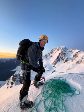 What a start to the alpine climbing season! Six magical days up high with Christoff from Germany, soaking up a dream weather window and kicking things off in style.
We sharpened the tools with some skills days on ANZAC Peaks and Glacier Dome, then set our sights on the big one. Aoraki put up a real fight — bullet-hard ice turned us around just shy of the summit — but a spectacular sunrise spilling over Mount Tasman made every swing and step worth it.
After a well-earned rest day at Plateau Hut (plus plenty of yarns with great crew), we snuck in a final mission: an ascent of Dixon Peak to wrap up the trip before catching the heli down.
Alpine climbing at its best — long days, firm conditions, the best weather window in months, big grins. Top time in the mountains! 🏔️✨
📸 @millermountainguides
#AorakiMountCook #DixonPeak #NZMountains #AlpineClimbing #PlateauHut #SouthernAlps #GuideLife #ClimbNZ #Mountaineering #Aoraki #Alpinism #ChasingSunrise #AlpineRecreation #WeAreIFMGA - What a start to the alpine climbing season! 8