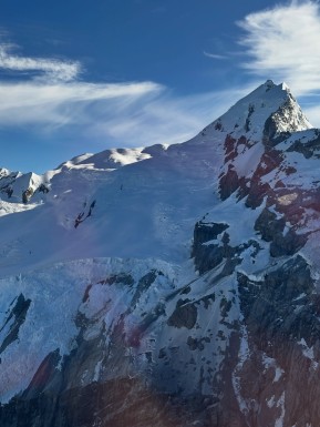Mount Sefton
An alpine start from our tent camp, weaving through crevasses on the Douglas Glacier as first light crept in. A cold southerly breeze on the NW Ridge, firm frozen snow underfoot, and the western side of the Main Divide stretching north in perfect clarity — Aoraki front and centre.
Quick glacier travel in crisp conditions, then slow, deliberate footwork across the summit ice cap, glassy sastrugi demanding full attention. Nine pitches on solid anchors to round out a proper alpine climb.
Sefton doesn’t get guided often; conditions and weather need to align perfectly, the walk-in access is long and difficult — even fly-in access is no guarantee, as weather can change quickly and you’re exposed to the elements.
A great day out with Nina on a beautiful, understated peak. She’d had Mount Sefton in her sights for a long time — and after plenty of planning, patience, and reshuffling, we managed to achieve her dream.
📸 @elke_mountain_guide
#MountSefton #SouthernAlps #AorakiMountCook #NewZealandAlps #Mountaineering #AlpineClimbing #NZMountains #MainDivide #DouglasGlacier #AlpineStart #Alpinism #Crampons #IceAxe #Sastrugi #GlacierTravel #ClimbNZ #MountainAdventure #AlpineRecreation #NZMGA #WeAreIFMGA #GuideLife - Mount Sefton An alpine start from our tent camp, weaving through crevasses on the Douglas Glacier as first light crept in. 14