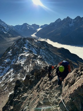 Above the inversion cloud and into the sunshine ☀️🏔️
Last week’s Winter Mountaineering Course delivered incredible conditions in Aoraki / Mount Cook National Park. With the airport socked in under cloud for several days, it felt like we had the whole National Park to ourselves.
Highlights included cramponing across a surprisingly well-covered (for May!) Ball Glacier in firm conditions, practicing avalanche rescue skills with the intuitive new Ortovox Diract Voice beacon (thanks @mountainadventurenz), and route-finding down Ball Ridge with stunning views out to Aoraki.
Over the course, participants developed essential winter mountaineering skills including:
• crampon and ice axe techniques
• glacier travel
• avalanche awareness and rescue
• ropework and belaying
• snow anchors
• route-finding and mountain decision-making
A fantastic week in the mountains with an enthusiastic crew and exceptional early winter conditions. ❄️⛏️
📸 @elke_mountain_guide
🔗 https://alpinerecreation.com/new-zealand-alpine-instruction-courses/mountaineering-and-climbing-instruction-courses/winter-mountaineering-course
#WinterMountaineering #AorakiMountCook #MountaineeringCourse #NZMountains #CarolineHut - Above the inversion cloud and into the sunshine ☀️🏔️ Last week’s Winter Mountaineering Course delivered incredible conditions in Aoraki / Mount Cook National Park. 3