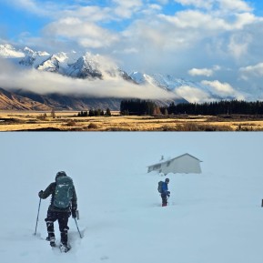 One day, golden tussocks. The next, a winter wonderland.
Our recent trip to Rex Simpson Hut perfectly captured just how quickly the mountains can change. We walked in through sunlit alpine grasslands with barely a patch of snow to be seen, and settled into the hut just as the season’s first major storm arrived… then watched it snow. And snow. And snow.
By morning, the landscape had been completely transformed. Familiar ridges, tarns and tussocks disappeared beneath a blanket of fresh powder, turning the Two Thumb Range into a true winter playground.
There’s now well over a metre of snow at Rex Simpson Hut, with more still falling. Winter has well and truly arrived, and the season is off to an incredible start.
Bring on winter! ❄️🏔️
📸 @biaboucinhas
#Snowshoeing #SkiTouring #RexSimpsonHut #TwoThumbRange #LakeTekapo - One day, golden tussocks. 1