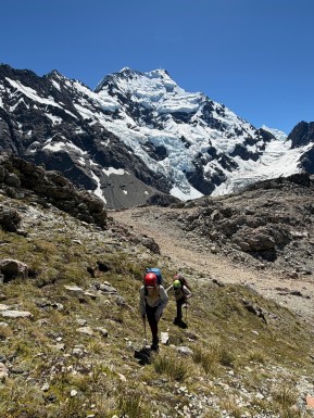 🌄 Ball Pass Summit Trek — an alpine adventure you’ll never forget! ❄️💪
3 days deep in Aoraki / Mount Cook National Park, learning real mountaineering skills, crossing glacial terrain, and summiting a peak with views to match every step. 🧗♂️🗻 
✨ Highlights:
• Getting hands-on with crampons & ice axe — conquer snowy slopes with confidence 🥾❄️ 
• Climbing Kaitiaki Peak (2,222 m) — panoramic views over the Southern Alps worth every vertigo-inducing moment 🌥️📸 
• Crossing Ball Glacier — glacier travel surrounded by big mountains that makes you feel tiny in the best way possible 🧊🌍 
Sunsets at Caroline Hut, laughs with the crew, and epic mountain vistas — this trek is the perfect mix of challenge and awe. 🏔️🔥
📸 @taichiro_naka
📍 Link in bio for more info and dates. Ready to step up your adventure game? ✨
🔗 https://alpinerecreation.com/new-zealand-alpine-hikes-trekking-and-snowshoeing/new-zealand-alpine-treks-and-hikes/ball-pass-summit-trek
#BallPass #CarolineHut #AorakiMountCook #AlpineTrek #MountainHike - 🌄 Ball Pass Summit Trek — an alpine adventure you’ll never forget! 9
