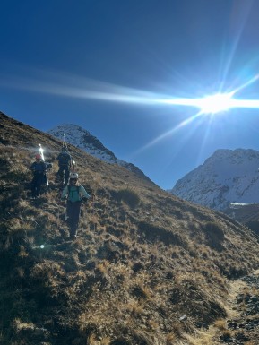 The Cass delivered this week. 🤙🏔️⛷️
An early morning 4WD up the valley, a heli flight into the heart of the range, and a fresh top-up of powder to kick things off. By the end of the week, we were carving spring corn in the sunshine.
There was a wee dram (or two) at the Bad Decision “Whiskey Hut” 🥃, plenty of remote ski touring, a lap of the “Scorpion”, and a final hike out to Memorial Hut for a picnic lunch in the sun before the 4WD back down the valley.
Kiwi ski touring at its finest — no ski lifts, no crowds, just real backcountry wilderness, with a touch of comfort in Glenmore Station’s heated private huts.
That combination of wild, remote skiing and a warm hut to come home to is what makes the Cass Valley such a unique experience.
📸 @elke_mountain_guide
#CassValleySkiTouring #SkiTouring #BackcountrySkiing #SkiTekapo #EarnYourTurns - The Cass delivered this week. 11