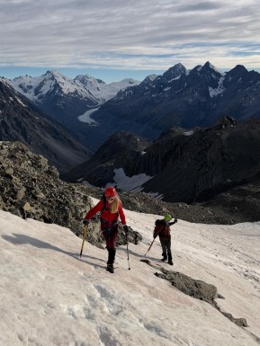 🌄 Ball Pass Summit Trek — an alpine adventure you’ll never forget! ❄️💪
3 days deep in Aoraki / Mount Cook National Park, learning real mountaineering skills, crossing glacial terrain, and summiting a peak with views to match every step. 🧗♂️🗻 
✨ Highlights:
• Getting hands-on with crampons & ice axe — conquer snowy slopes with confidence 🥾❄️ 
• Climbing Kaitiaki Peak (2,222 m) — panoramic views over the Southern Alps worth every vertigo-inducing moment 🌥️📸 
• Crossing Ball Glacier — glacier travel surrounded by big mountains that makes you feel tiny in the best way possible 🧊🌍 
Sunsets at Caroline Hut, laughs with the crew, and epic mountain vistas — this trek is the perfect mix of challenge and awe. 🏔️🔥
📸 @taichiro_naka
📍 Link in bio for more info and dates. Ready to step up your adventure game? ✨
🔗 https://alpinerecreation.com/new-zealand-alpine-hikes-trekking-and-snowshoeing/new-zealand-alpine-treks-and-hikes/ball-pass-summit-trek
#BallPass #CarolineHut #AorakiMountCook #AlpineTrek #MountainHike - 🌄 Ball Pass Summit Trek — an alpine adventure you’ll never forget! 3